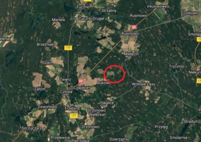 działka na sprzedaż - Człopa (gw), Bukowo