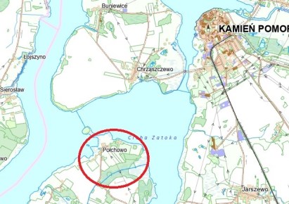 działka na sprzedaż - Kamień Pomorski (gw), Połchowo